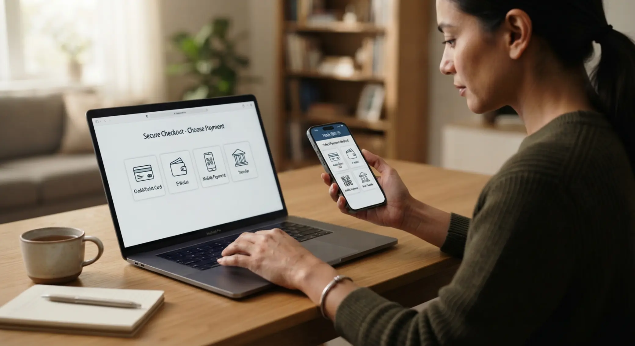 Wybór metody płatności w kasynie online na smartfonie i laptopie