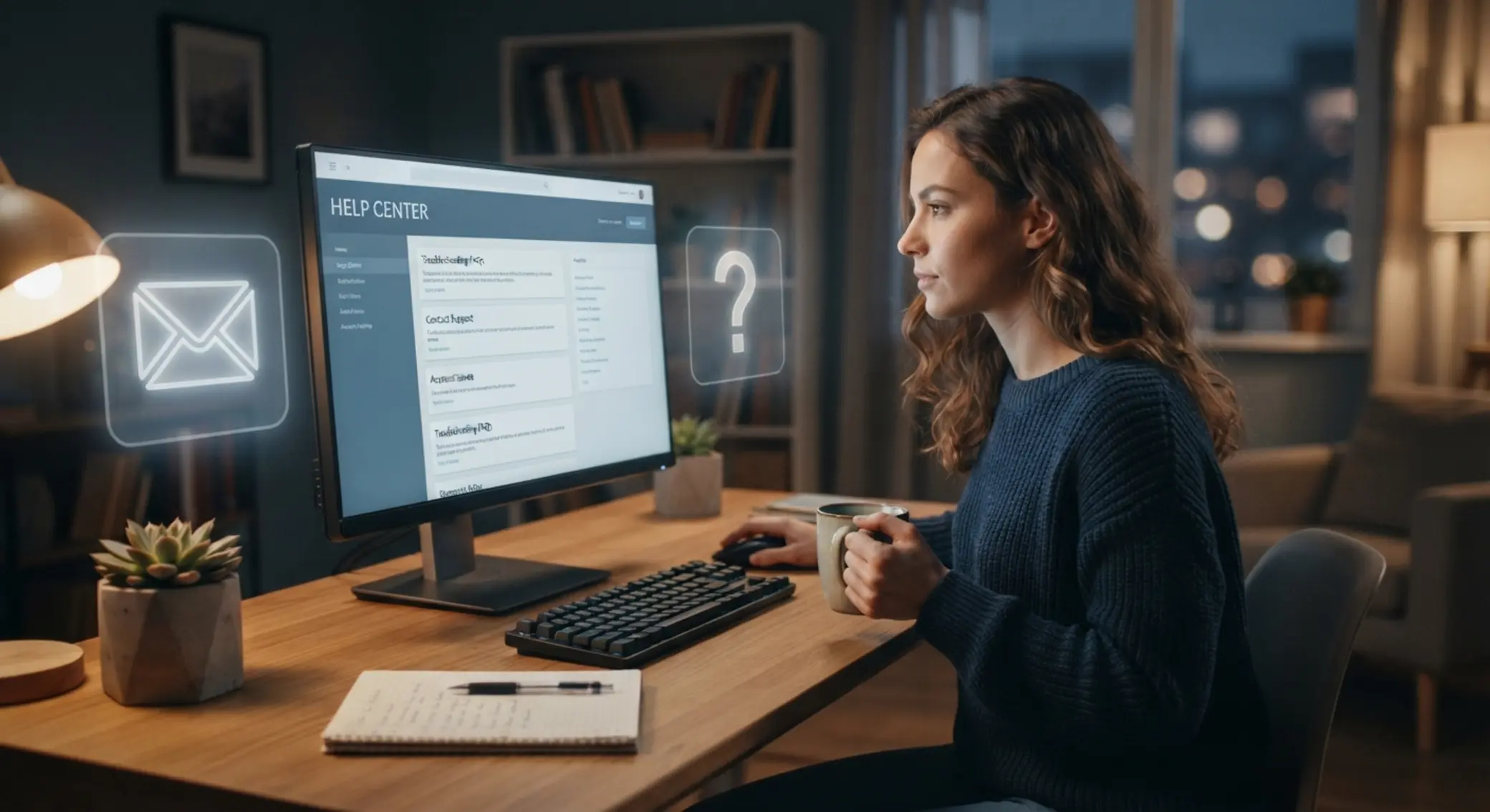 Kontakt z serwisem online Użytkownik kontaktuje się z serwisem przez formularz online